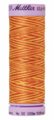 Mettler Silk-Finish 50wt Variegated Cotton Thread 109yd/100M Falling Leaves Mettler Silk-Finish 50wt Variegated Cotton Thread 109yd/100M Falling Leaves