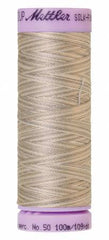 Mettler Silk-Finish 50wt Variegated Cotton Thread 109yd/100M Dove Gray Mettler Silk-Finish 50wt Variegated Cotton Thread 109yd/100M Dove Gray
