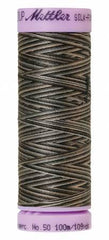 Mettler Silk-Finish 50wt Variegated Cotton Thread 109yd/100M Charcoal Mettler Silk-Finish 50wt Variegated Cotton Thread 109yd/100M Charcoal