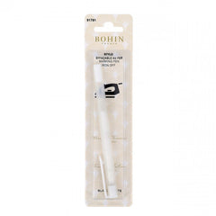 Bohin 91781
Heat Erase Fabric Pen White Bohin 91781
Heat Erase Fabric Pen White