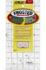Olfa 1071819 QR-6x12 6-Inch by 12-Inch Frosted Advantage Acrylic Ruler Olfa 1071819 QR-6x12 6-Inch by 12-Inch Frosted Advantage Acrylic Ruler