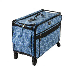 Tutto Sewing Machine Case On Wheels Extra Large 24in Blue Diamond Tutto Sewing Machine Case On Wheels Extra Large 24in Blue Diamond