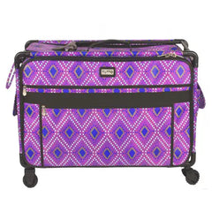 Tutto Sewing Machine Case On Wheels 2X Large 28in Pink Diamond Tutto Sewing Machine Case On Wheels 2X Large 28in Pink Diamond