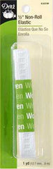 Dritz White Ribbed Non-Roll Elastic 1/2in x 1yd Dritz White Ribbed Non-Roll Elastic 1/2in x 1yd