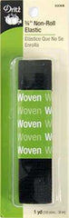 Dritz Black Non-Roll Elastic 3/4in x 1yd Dritz Black Non-Roll Elastic 3/4in x 1yd