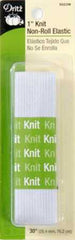 Dritz White Non-Roll Knit Elastic 1in x 30in Dritz White Non-Roll Knit Elastic 1in x 30in