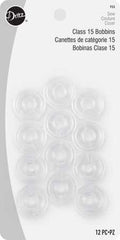 Dritz Bobbin Plastic Class 15 Bonus Pack 12ct Dritz Bobbin Plastic Class 15 Bonus Pack 12ct