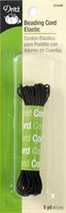 Dritz Black Beading Cord Elastic 5yds Dritz Black Beading Cord Elastic 5yds