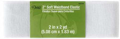 Dritz 2in x 2yds Soft Waistband Elastic White Dritz 2in x 2yds Soft Waistband Elastic White