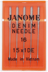 Janome Denim Needles 15x1 #990416000 Janome Denim Needles 15x1 #990416000