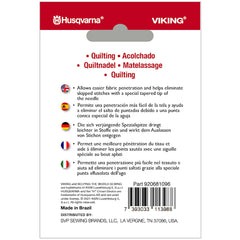 HUSQVARNA® VIKING® Quilting Needles Size 80/12 5-Pack HUSQVARNA® VIKING® Quilting Needles Size 80/12 5-Pack