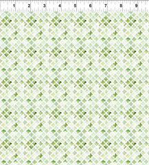 Butterfly Fantasy - Crosses Green Yardage (Sold By 1/2 Meter) Butterfly Fantasy - Crosses Green Yardage (Sold By 1/2 Meter)