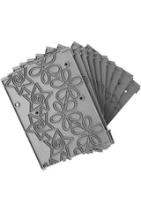 Plastic Pattern Perfect Stars and Flowers 10pc Set Plastic Pattern Perfect Stars and Flowers 10pc Set