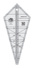 Creative Grids Starburst 30 Degree Triangle Quilt 9-1/2in Ruler Creative Grids Starburst 30 Degree Triangle Quilt 9-1/2in Ruler