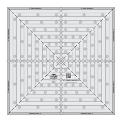 Creative Grids 14-1/2in Square It Up or Fussy Cut Square Quilt Ruler Creative Grids 14-1/2in Square It Up or Fussy Cut Square Quilt Ruler