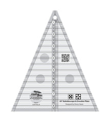 Creative Grids Kaleidoscope or Dresden Plate Triangle Quilt Ruler Creative Grids Kaleidoscope or Dresden Plate Triangle Quilt Ruler
