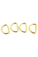 D-Rings 4 pack 1/2" 12mm D-Rings 4 pack 1/2" 12mm
