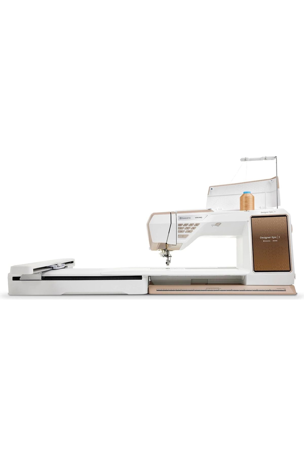 HUSQVARNA® VIKING® DESIGNER EPIC™ 3 Sewing & Embroidery Machine Starlight Bronze HUSQVARNA® VIKING® DESIGNER EPIC™ 3 Sewing & Embroidery Machine Starlight Bronze