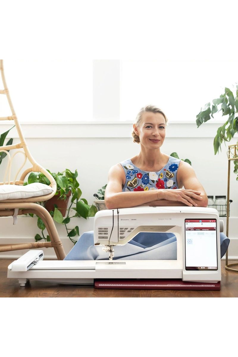HUSQVARNA® VIKING® DESIGNER RUBY 90 Sewing & Embroidery Machine - All About Sewing HUSQVARNA® VIKING® DESIGNER RUBY 90 Sewing & Embroidery Machine - All About Sewing