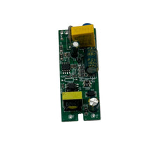 Small electronic circuit board on a white background Small electronic circuit board on a white background