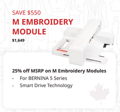 Bernina Embroidery Module M (SDT) Bernina Embroidery Module M (SDT)
