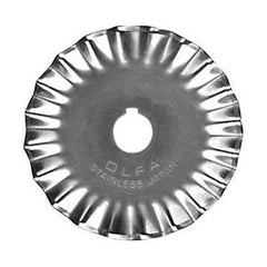 45mm Pinking Rotary Blade, Olfa 45mm Pinking Rotary Blade, Olfa