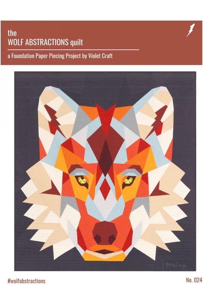 Violet Craft Wolf Abstractions Foundations Paper Piecing Pattern Violet Craft Wolf Abstractions Foundations Paper Piecing Pattern