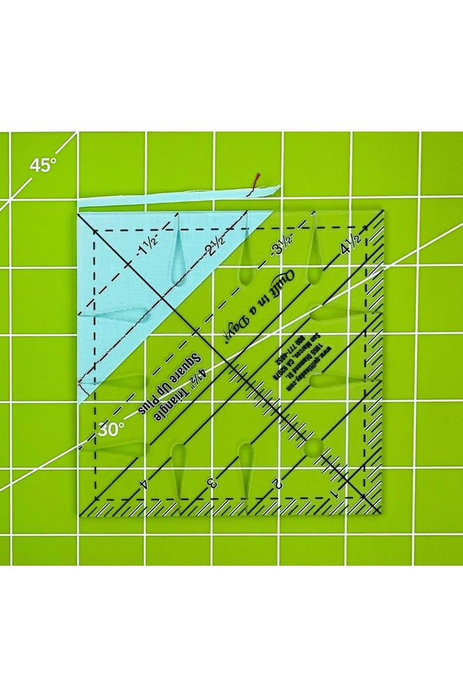 Triangle Square Up Plus Ruler, Quilt in a Day Triangle Square Up Plus Ruler, Quilt in a Day