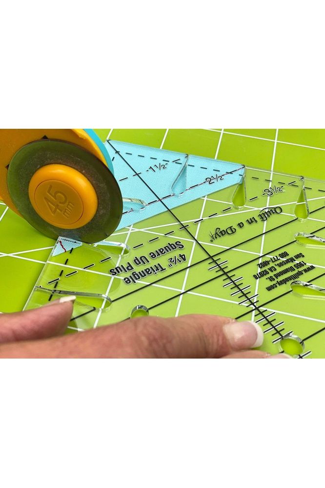 Triangle Square Up Plus Ruler, Quilt in a Day Triangle Square Up Plus Ruler, Quilt in a Day