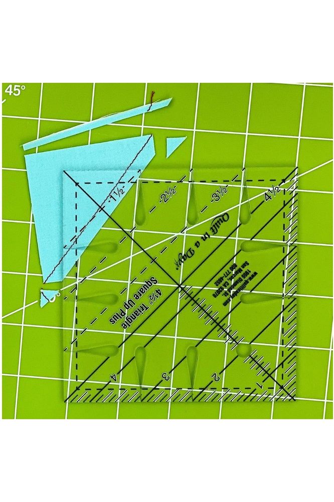 Triangle Square Up Plus Ruler, Quilt in a Day Triangle Square Up Plus Ruler, Quilt in a Day
