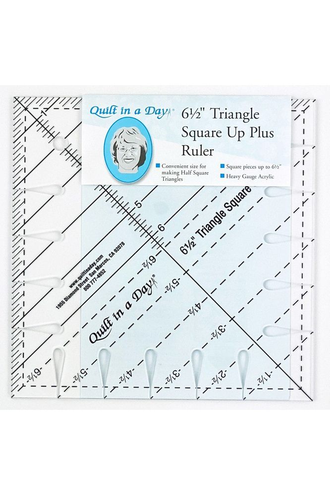Triangle Square Up Plus Ruler, Quilt in a Day Triangle Square Up Plus Ruler, Quilt in a Day