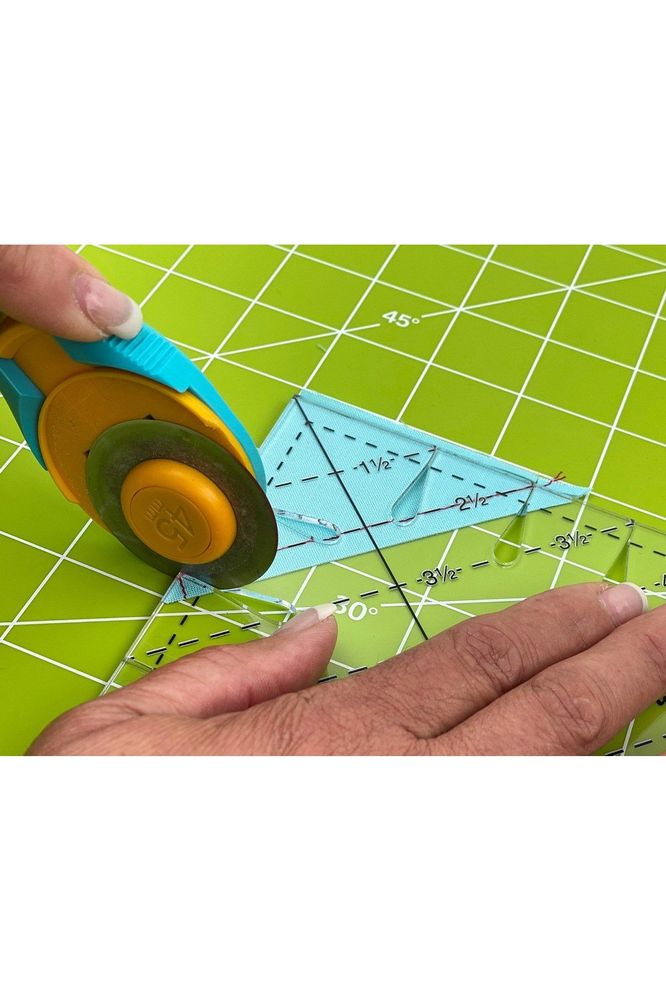 Triangle Square Up Plus Ruler, Quilt in a Day Triangle Square Up Plus Ruler, Quilt in a Day