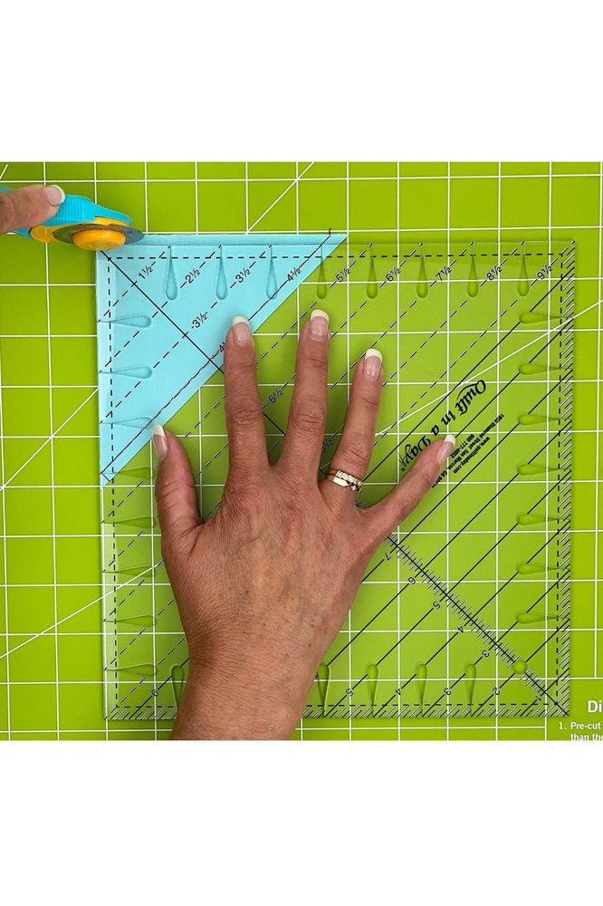 Triangle Square Up Plus Ruler, Quilt in a Day Triangle Square Up Plus Ruler, Quilt in a Day