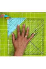 Triangle Square Up Plus Ruler, Quilt in a Day Triangle Square Up Plus Ruler, Quilt in a Day