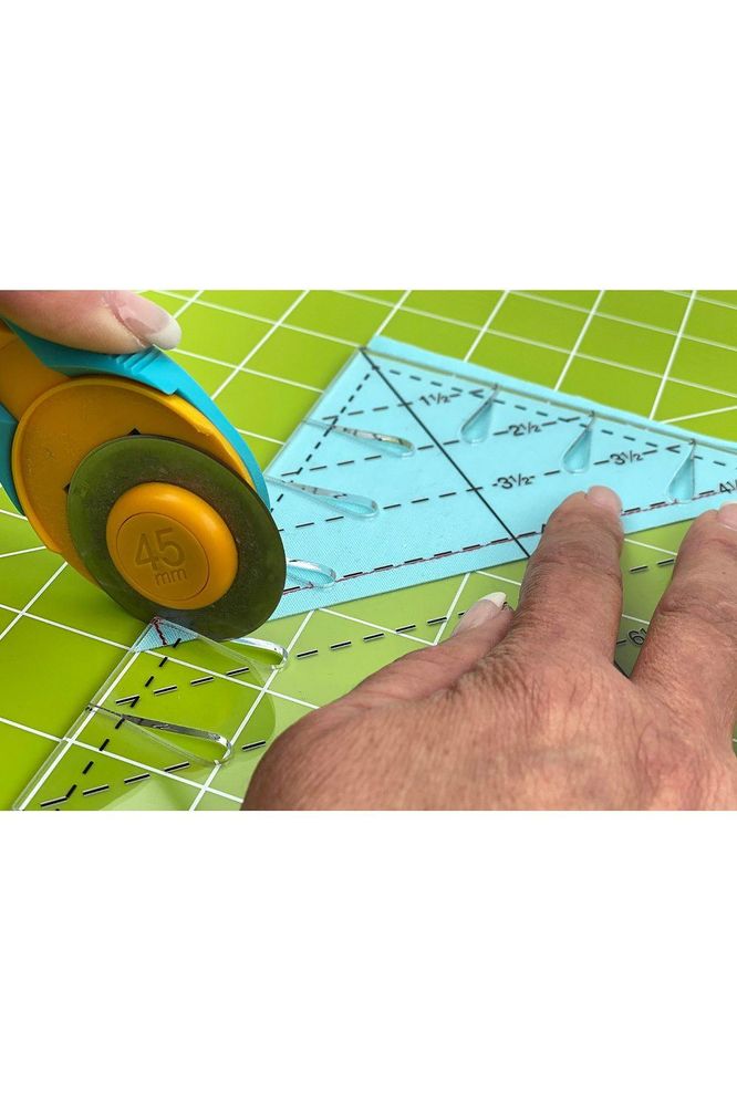 Triangle Square Up Plus Ruler, Quilt in a Day Triangle Square Up Plus Ruler, Quilt in a Day