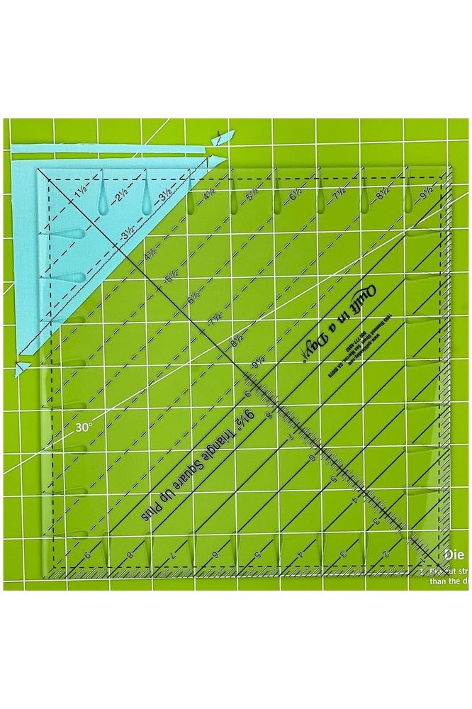 Triangle Square Up Plus Ruler, Quilt in a Day Triangle Square Up Plus Ruler, Quilt in a Day