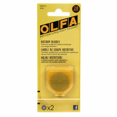 28mm Rotary Blades (2pk), Olfa 28mm Rotary Blades (2pk), Olfa