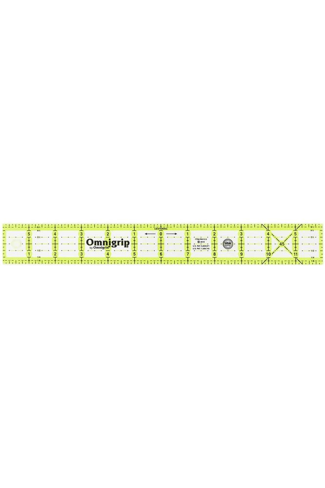 Omnigrid, Neon Non-Slip Rectangle Ruler Omnigrid, Neon Non-Slip Rectangle Ruler