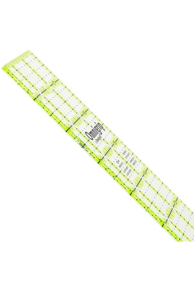 Omnigrid, Neon Non-Slip Rectangle Ruler Omnigrid, Neon Non-Slip Rectangle Ruler