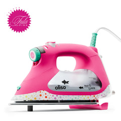 OLISO Pro-TM TG1600 Pro Plus Smart Iron - Tula Pink OLISO Pro-TM TG1600 Pro Plus Smart Iron - Tula Pink