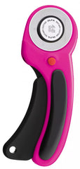 OLFA Ergonomic Rotary Cutter - 45 MM - MAGENTA OLFA Ergonomic Rotary Cutter - 45 MM - MAGENTA