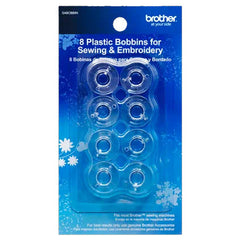 Clear Plastic Bobbins 10pk, Brother #SA156 Clear Plastic Bobbins 10pk, Brother #SA156