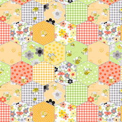 Sweet Bees, The World of Susybee (Sold By 1/2 Meter) Sweet Bees, The World of Susybee (Sold By 1/2 Meter)