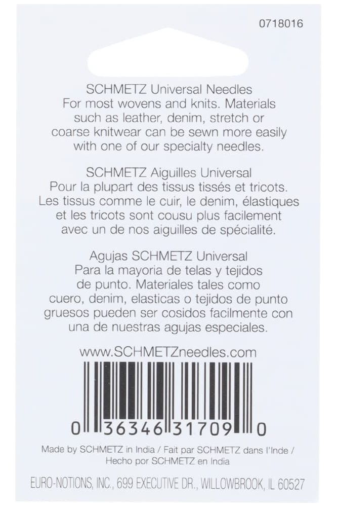 Schmetz 130/705H Universal Needles 5pk Schmetz 130/705H Universal Needles 5pk