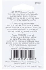 Schmetz 130/705H Universal Needles 5pk Schmetz 130/705H Universal Needles 5pk