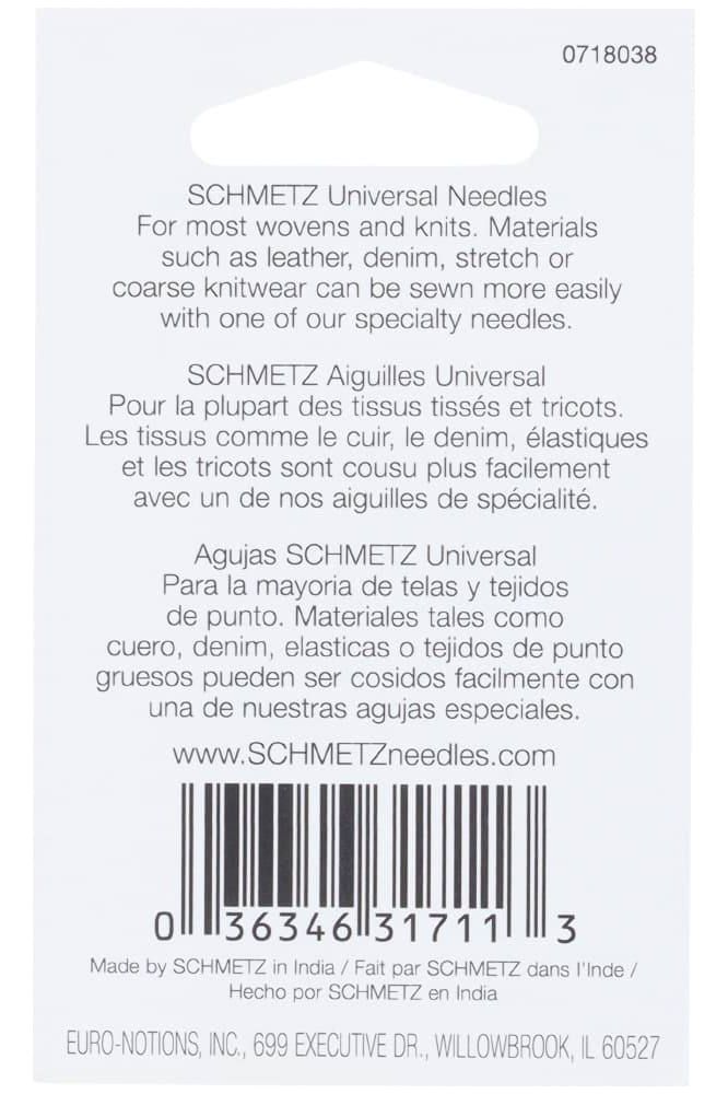 Schmetz 130/705H Universal Needles 5pk Schmetz 130/705H Universal Needles 5pk
