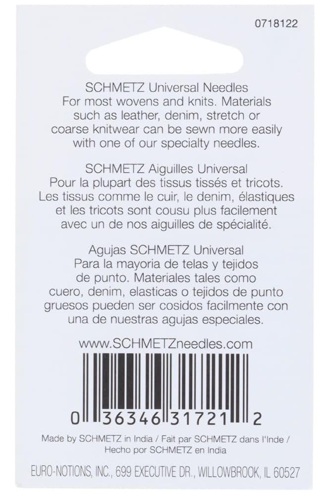 Schmetz 130/705H Universal Needles 5pk Schmetz 130/705H Universal Needles 5pk