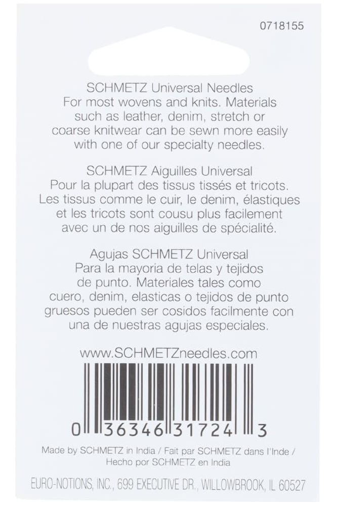 Schmetz 130/705H Universal Needles 5pk Schmetz 130/705H Universal Needles 5pk