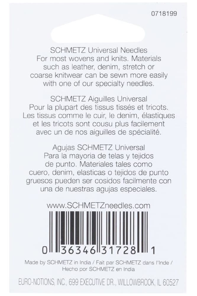 Schmetz 130/705H Universal Needles 5pk Schmetz 130/705H Universal Needles 5pk