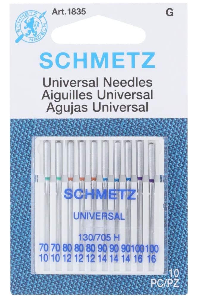 Universal Needles, Schmetz 10 Pack Universal Needles, Schmetz 10 Pack